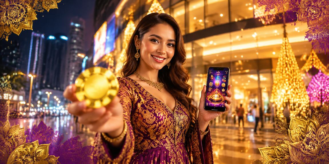 Antara muka aplikasi kasino Johor Bahru dengan motif batik Malaysia