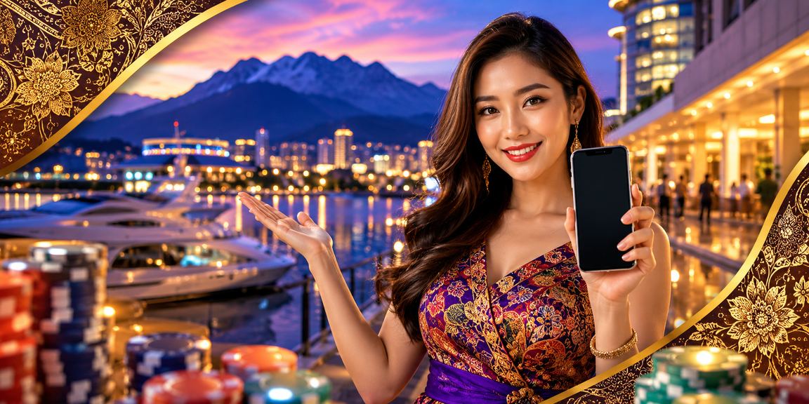 Aplikasi kasino Sabah dengan motif batik melambangkan keselamatan digital jomcuci918
